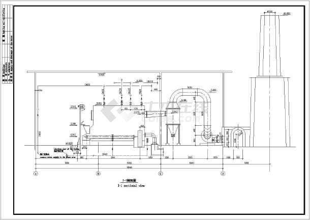 某地燃煤锅炉房动力设计成套施工图图纸