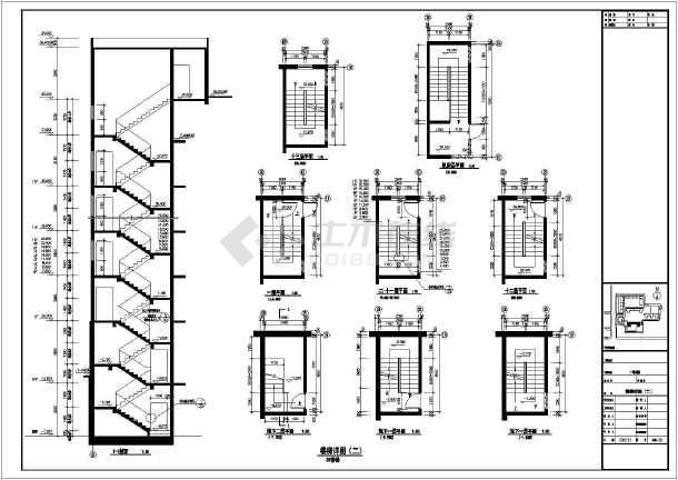 求解二层建筑的一层单跑楼梯平面图如何画 一般来说,注意踏步宽在