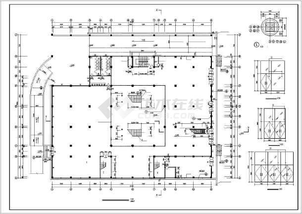 文化馆建筑设计平面图