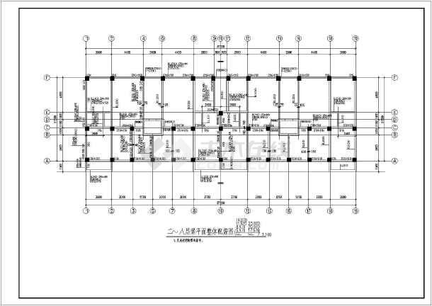 钢筋混凝土框剪结构住宅结构设计施工图