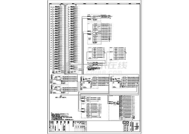某大型商场写字楼电气系统图设计_cad图纸下