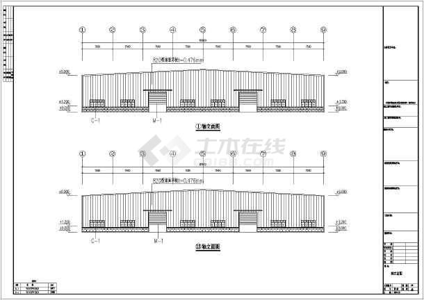 【合肥】某仓库钢结构建筑设计施工图