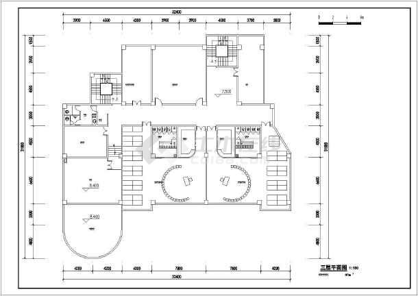 某地区6班三层幼儿园建筑设计平面方案