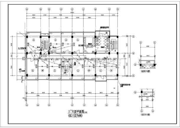 某公司职工宿舍楼强弱电设计图纸