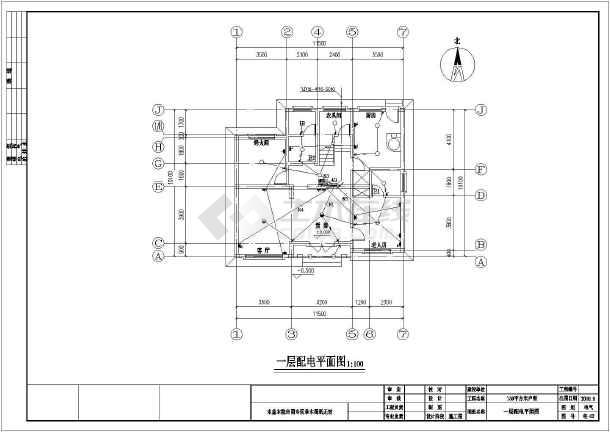 农村三层砖混别墅全套施工图