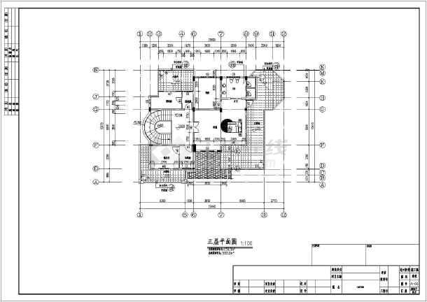 佛山某三层框架结构别墅建筑设计施工图