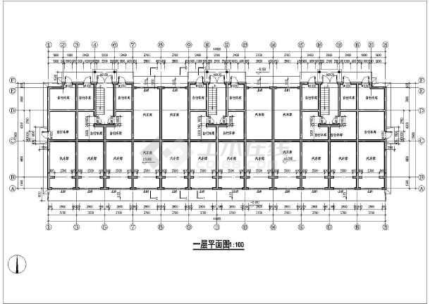 某地区6层砖混结构住宅楼建筑设计施工图
