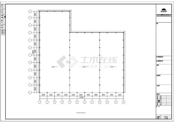 某纸业公司仓库钢结构设计施工图纸