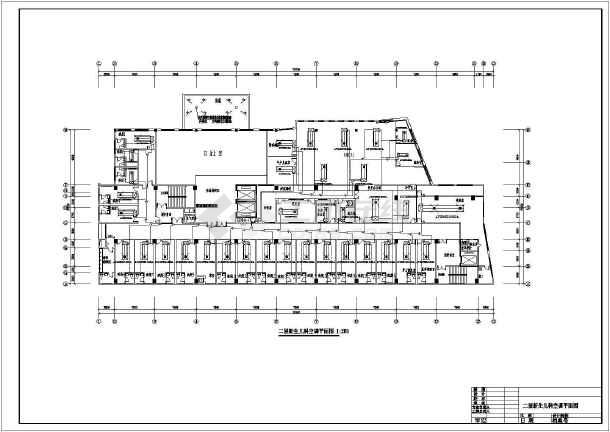 其内容包括:一层空调平面图 1:200,二层新生儿科空调平面图 1:250,二