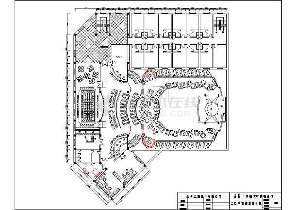 某娱乐地区流行元素迪厅室内设计图纸