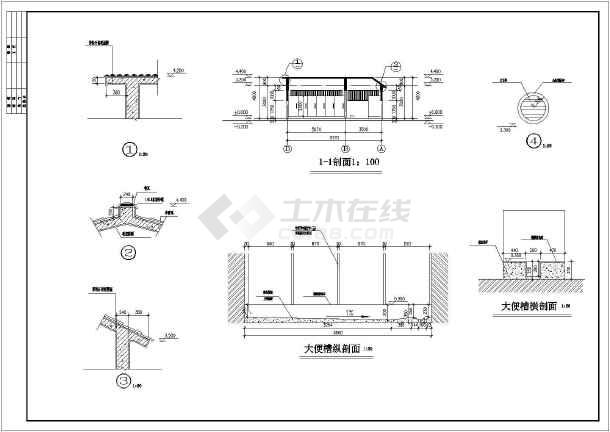 各种类型公共厕所施工图