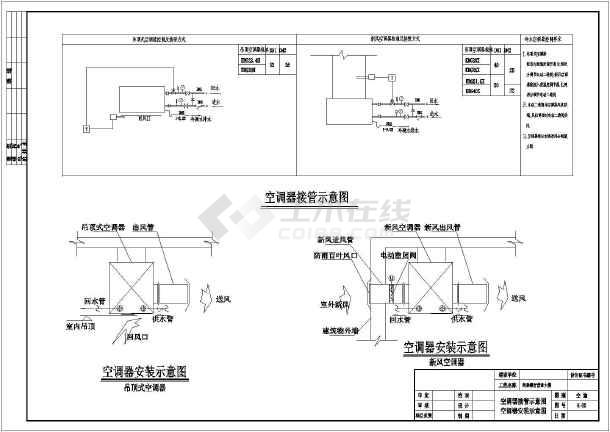 暖气安装示意图