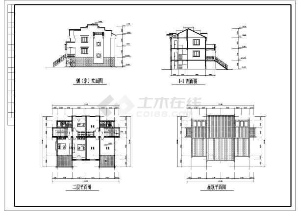 【常州市】农村小型自建房住宅别墅设计图4张
