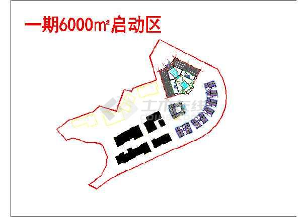 【江苏】某农村地区村委会平面规划总图