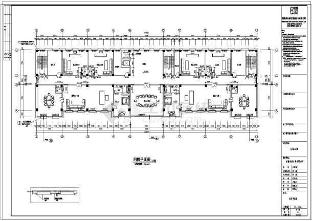 某地多层欧式办公楼建筑设计施工图纸