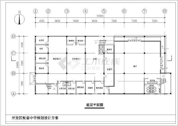 相关专题:中学教学楼平面设计图