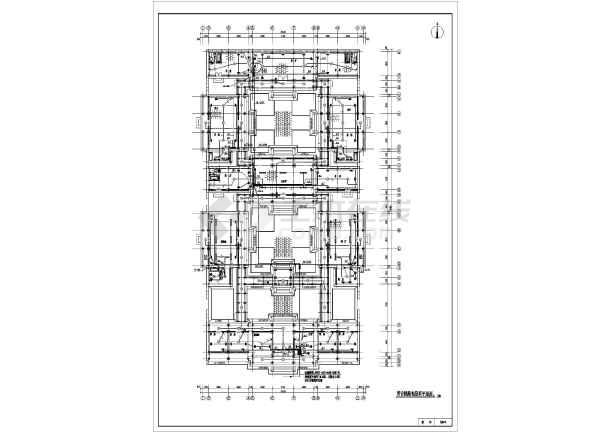 某地一层古建筑四合院电气设计施工图纸