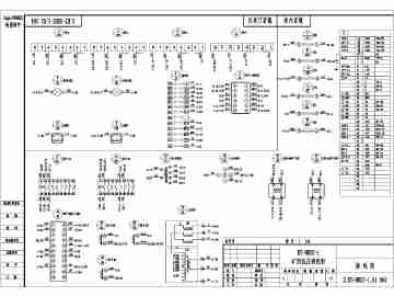 一套完整的高低压开关柜电气设计图