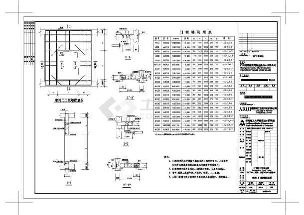 广州某在建第二高楼人防结构施工图