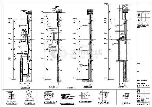 青岛艺墅2层剪力墙结构独栋别墅建筑施工图纸(g户型)