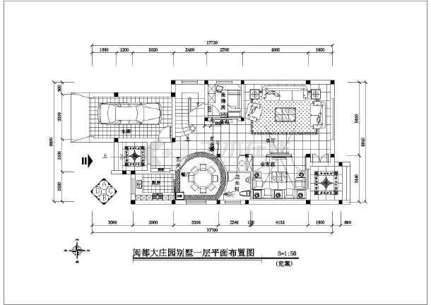 某地两层别墅建筑室内装修设计施工图