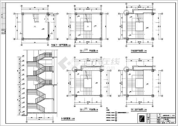 广东金碧海岸综合楼2号工程楼梯建筑施工图
