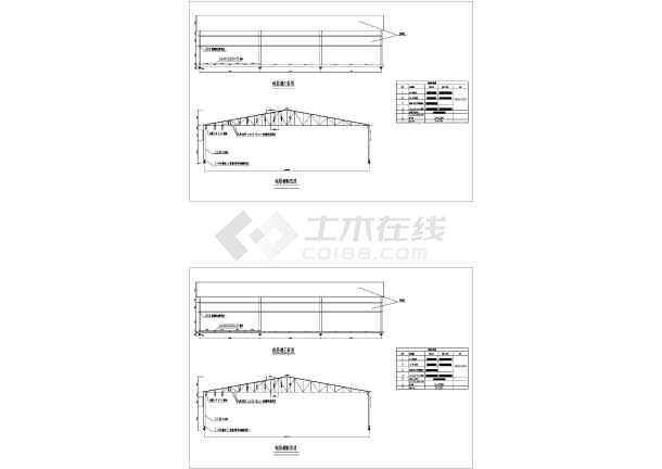 移动式钢筋加工棚设计图cad