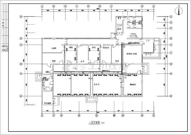 某医院一层透析室电气设计全套施工图