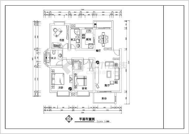 设计图分享 120套房设计图三室两厅 > 楼层套房设计图  楼层套房设计