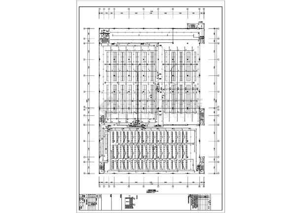 物流仓库3层框架结构施工设计图(全套)