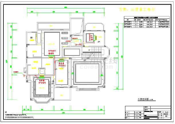 【上海】某别墅中央空调系统设计施工图纸