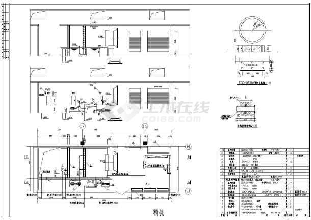 某纺织厂车间除尘空调系统设计施工图图片3