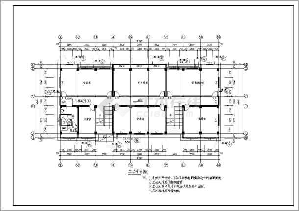 某互联网公司五层办公楼建筑设计图纸