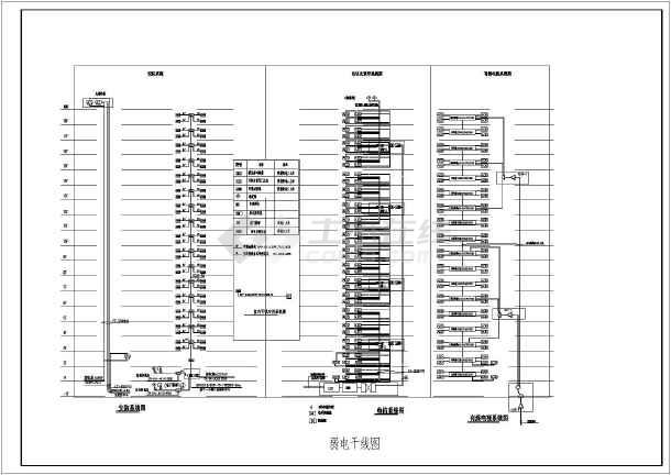 某地两层居住建筑照明,强弱电设计图