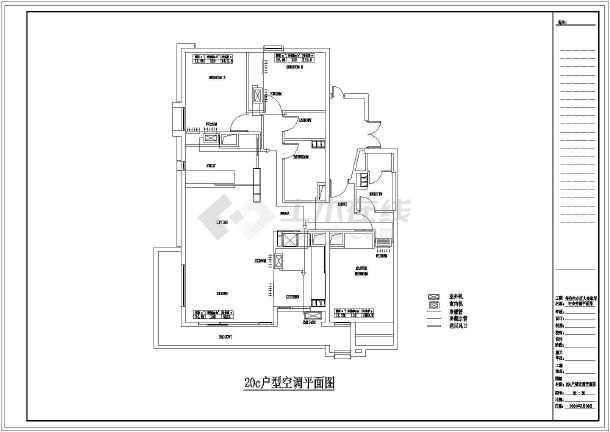 某小区大金家用中央空调设计施工图纸