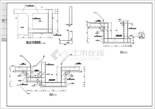 消防水池,泵房结构施工图