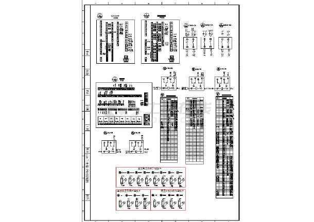 110主变保护柜接线图(含保护柜端子排)