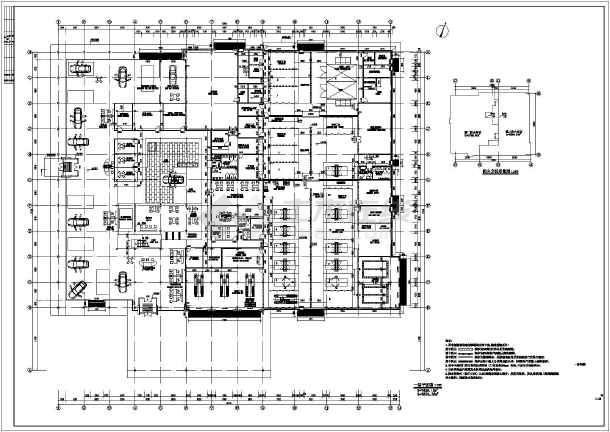 某地局部两层钢结构汽车4S店建筑设计施工图纸