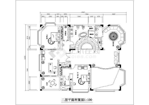 某小区私人别墅住宅室内设计方案图纸