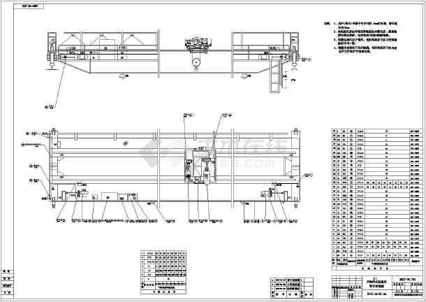 双梁桥式起重机电气原理图
