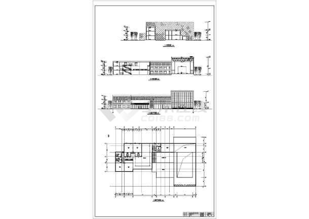 【哈尔滨市】大学文化馆建筑设计方案图纸