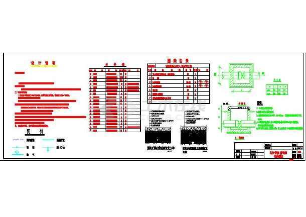 某县城供水的管网工程施工图(全套)