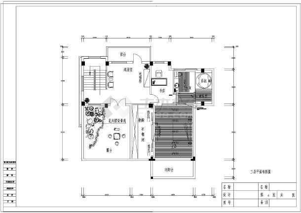 某三层别墅地暖设计图(含装修平面图)图片3