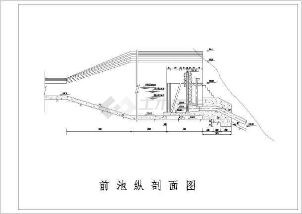 某引水式电站工程枢纽布置及结构布置图