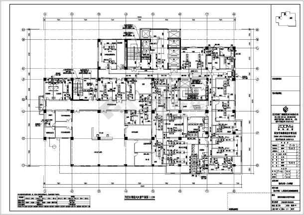 滁州某医院新病房楼暖通设计施工图_cad图纸