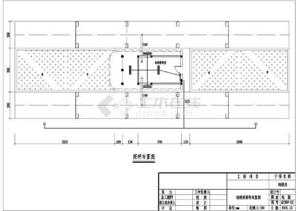 标准电子地磅房工作间电气设计cad施工图