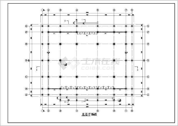 某抬梁式结构重檐歇山仿古大殿建筑设计方案图