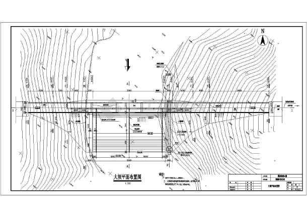 某水电站枢纽工程砌石重力坝部分施工设计图