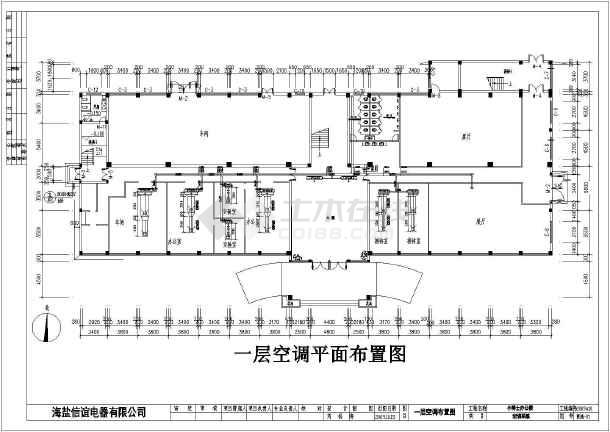 某办公楼及车间风冷机组中央空调设计图