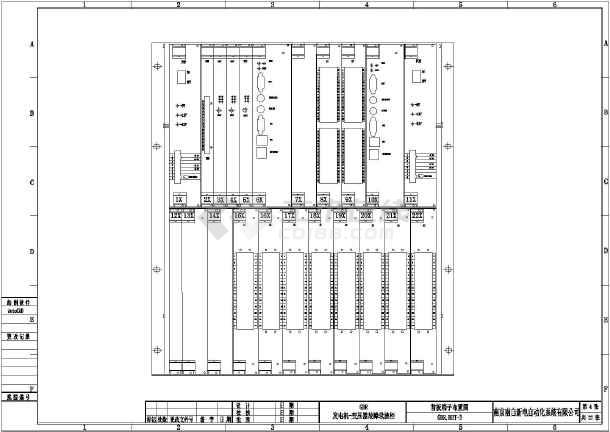 发电机-变压器故障录波柜电气设计图_cad图纸